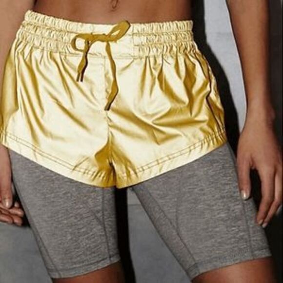 NWT FREE PEOPLE MOONLIGHT REFLECTIVE SHORTS Size S - Picture 1 of 6